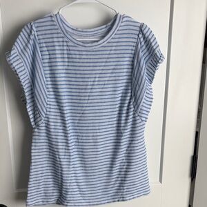 Kim Rogers Kids Blue and White Striped Tee